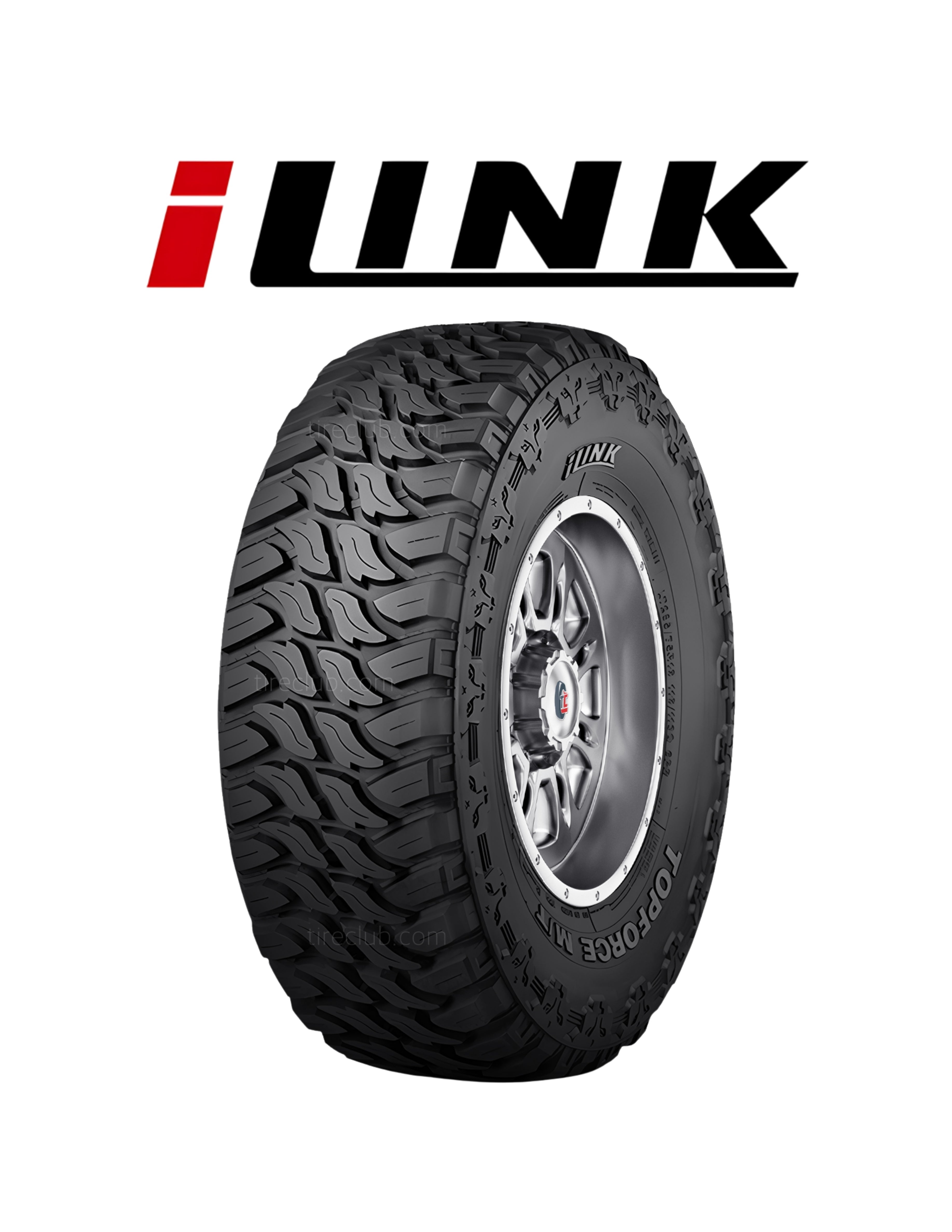 Llanta 35X12.50R17LT-10PR 121Q ILINK TOPFORCE M/T RWL